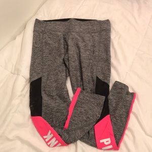 VS Pink Mesh Leggings